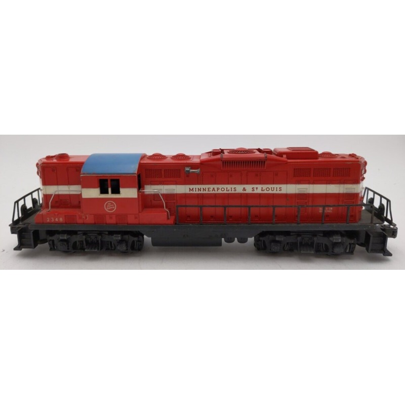Lionel 2348 Vintage O Minneapolis & St. Louis GP-9 Diesel Locomotive VG