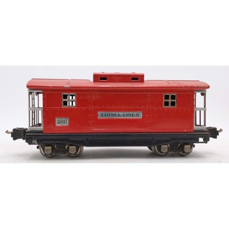Lionel 2817 Vintage O Prewar Lionel Lines Tinplate Caboose VG