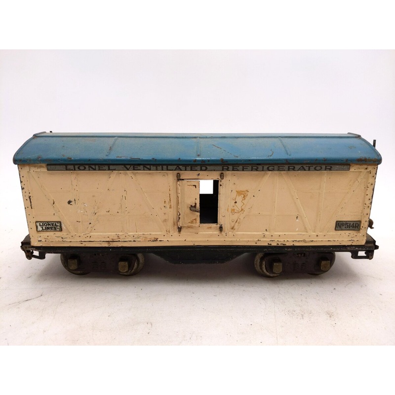 Lionel 514R Vintage Standard Gauge Tinplate Refrigerator Car