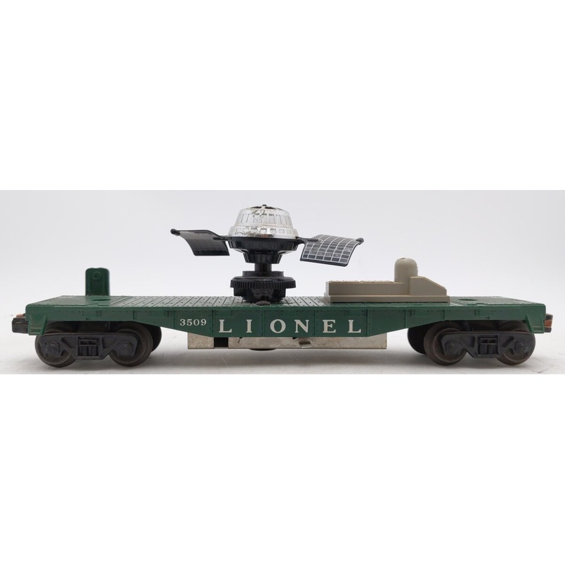 Lionel 3509 Vintage O Operating Satellite Launching Car EX