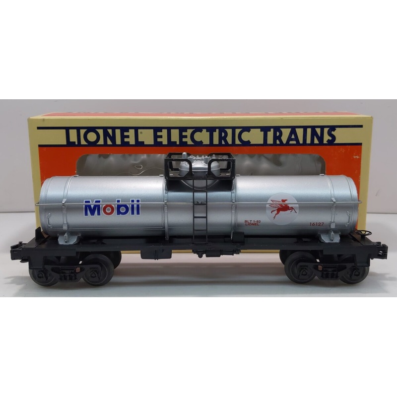 Lionel 6-16127 O Gauge Mobil Oil Corporation Single-Dome Tank Car EX/Box