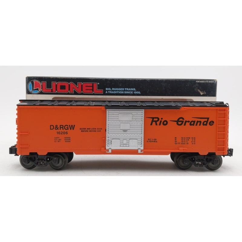 Lionel 6-16206 O Denver & Rio Grande Boxcar #16206 EX/Box