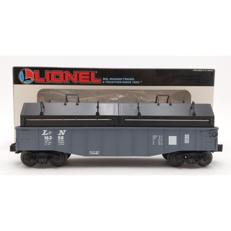 Lionel 6-16358 O Gauge Louisville & Nashville Gondola with Coil Covers LN/Box