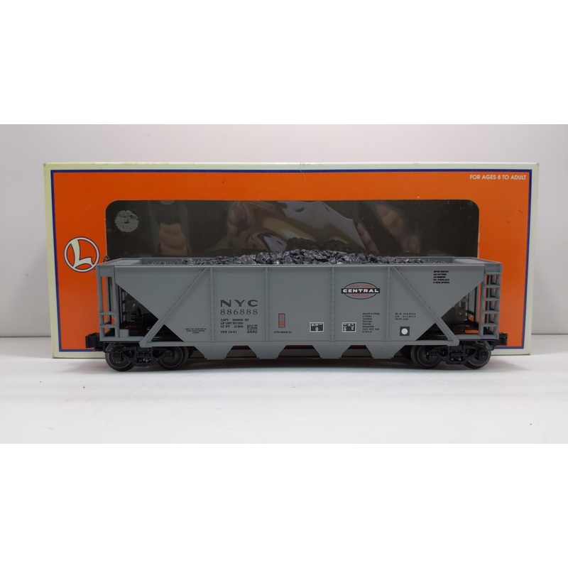 Lionel 6-16441 O Gauge New York Central 4-Bay Hopper w/ Coal #886888 EX/Box