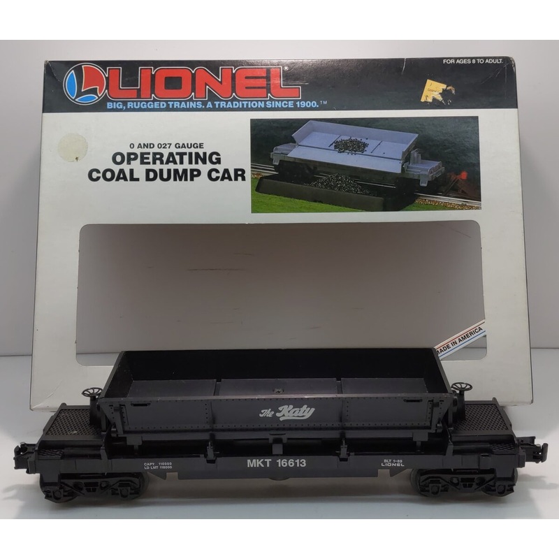Lionel 6-16613 O Gauge Katy Coal Dump Car #16613 LN/Box