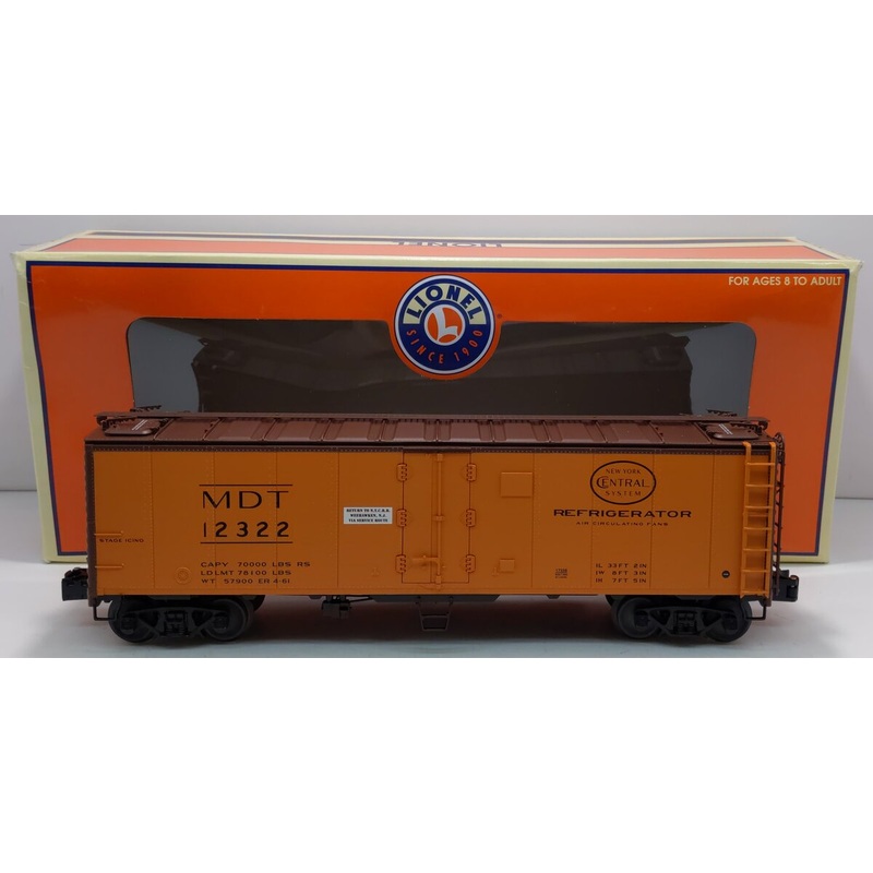 Lionel 6-17338 O-Gauge Merchants Dispatch Transit Steel-Sided Reefer Car #12322 LN/Box