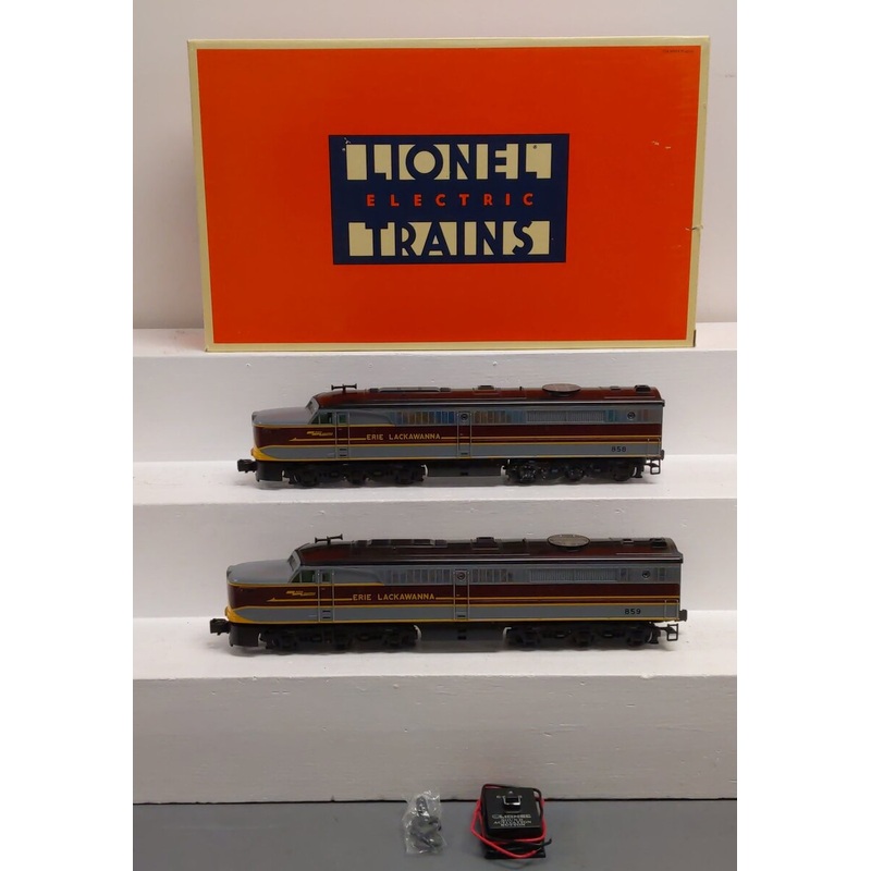 Lionel 6-18116 O Gauge Erie Lackawanna PA AA Diesel Set #858/859 LN/Box
