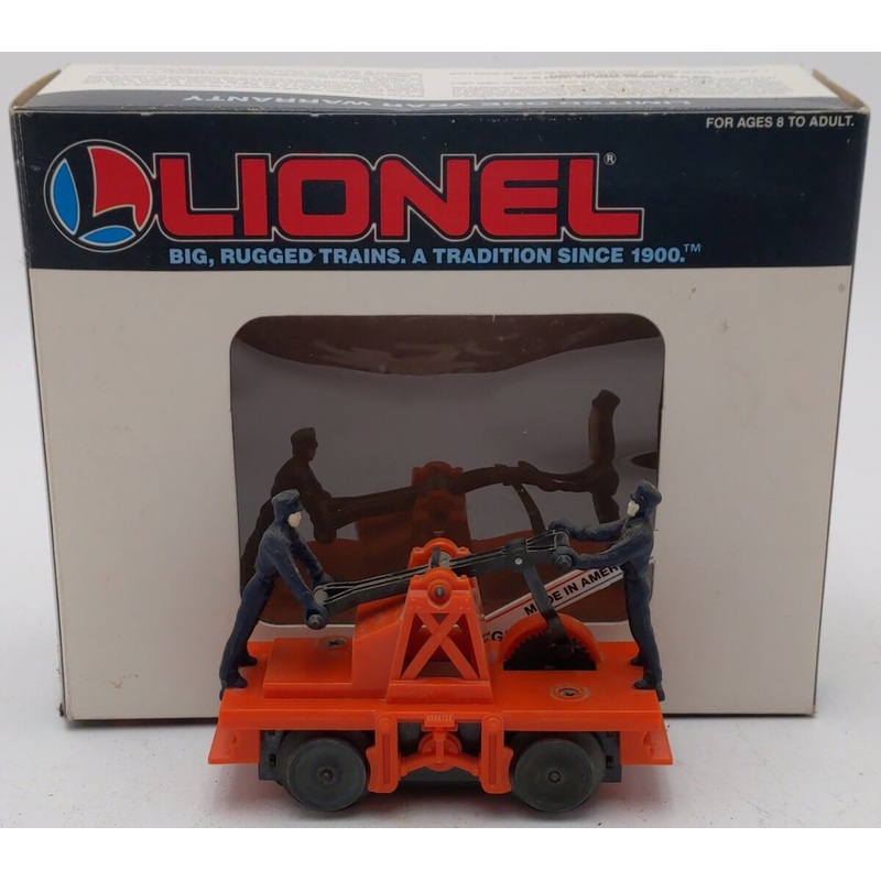 Lionel 6-18401 O Gauge Operating Workmen Hand Car EX/Box