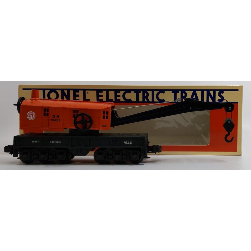 Lionel 6-19402 O Gauge Great Northern Crane Car #19402 EX/Box