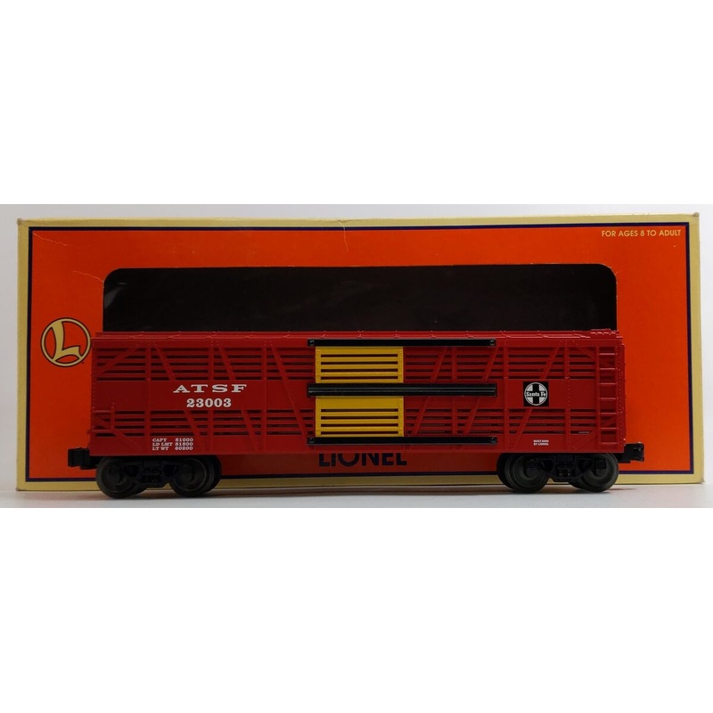 Lionel 6-19553 O Gauge Santa Fe Stock Car #23003 LN/Box