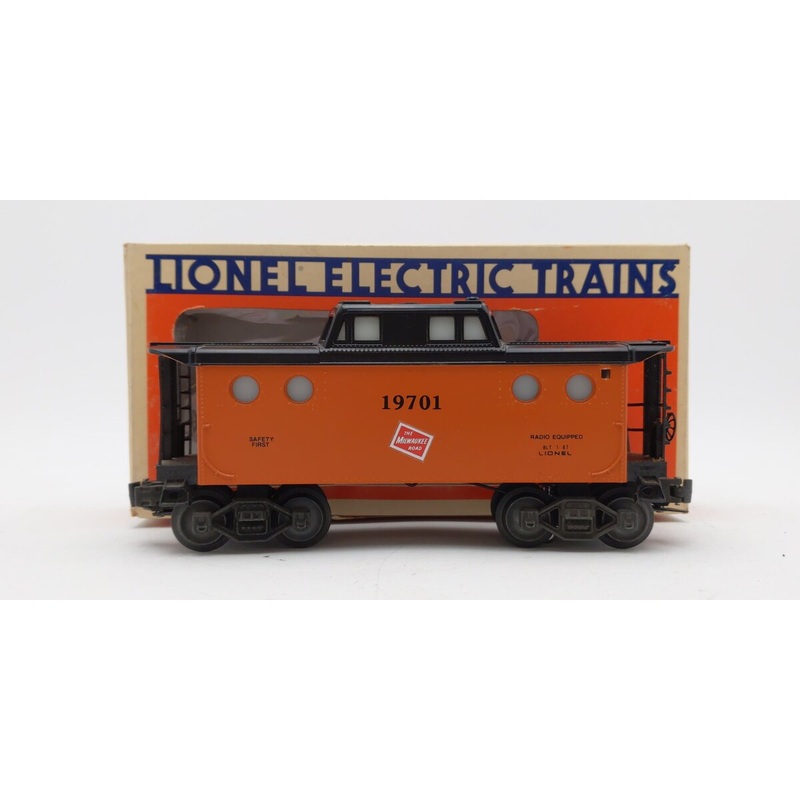 Lionel 6-19701 O Gauge Milwaukee Road N5C Porthole Caboose #19701 VG/Box
