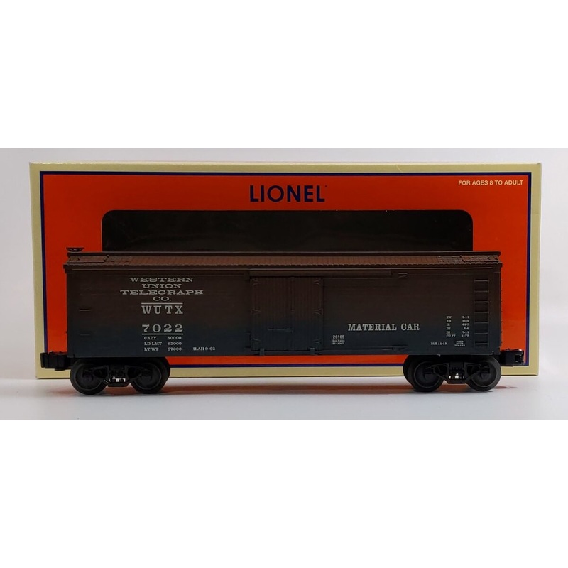 Lionel 6-26165 O Gauge LRRC Western Union Telegraph Co. Woodsided Reefer #7022 LN/Box
