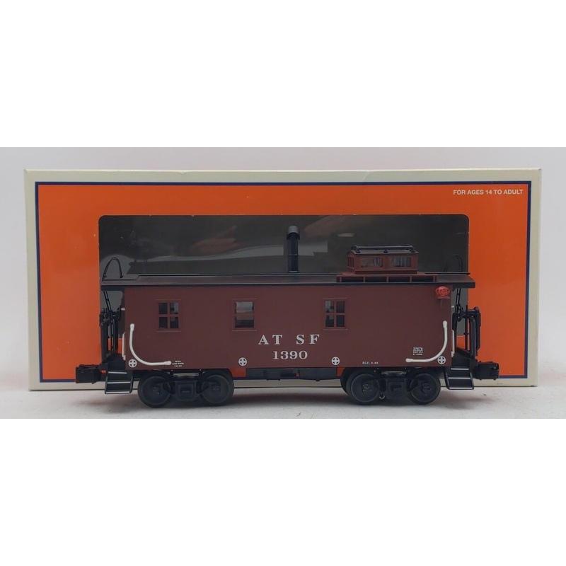 Lionel 6-27678 O Gauge Santa Fe Wood-Side Caboose #1390 LN/Box