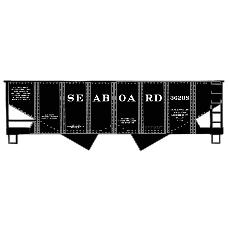 Accurail 2439 HO Seaboard USRA Twin Hopper Kit #36208