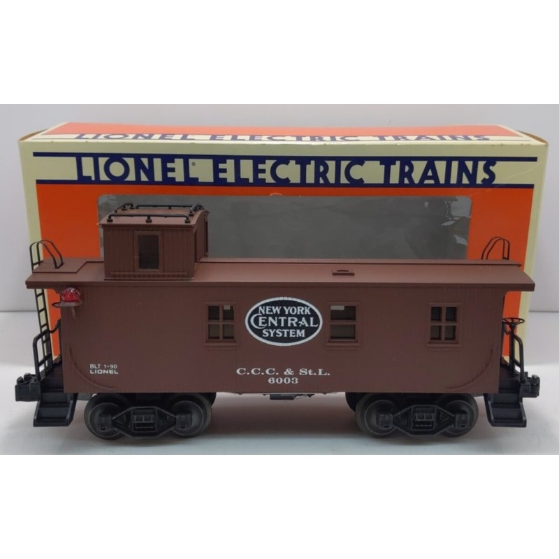 Lionel 6-17611 O Gauge New York Central Illuminated Woodside Caboose #6003 NIB