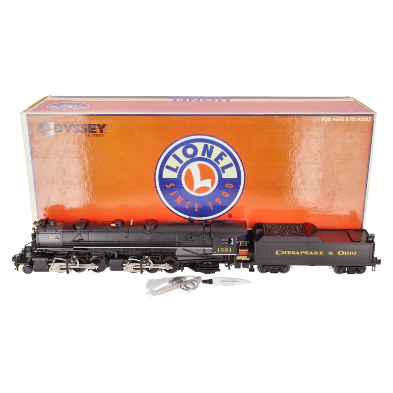 Lionel 6-28075 O Gauge C&O 2-6-6-2 Mallet Steam Locomotive & Tender #1521 LN/Box