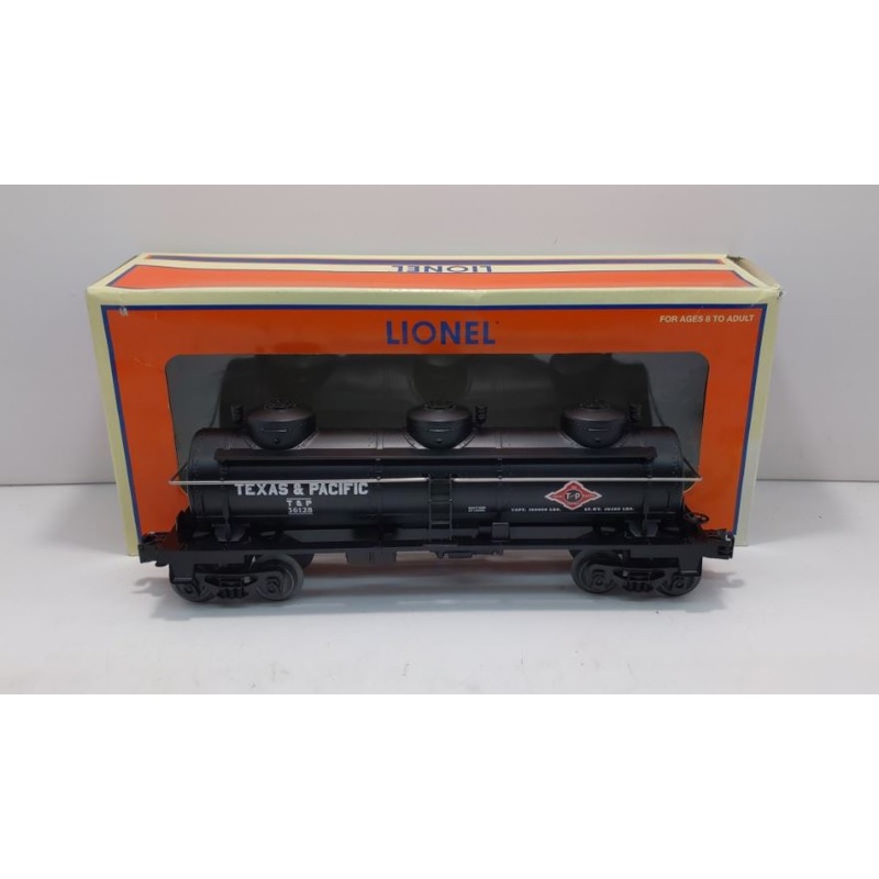Lionel 6-36128 O Gauge Texas & Pacific 3-Dome Tank Car EX/Box