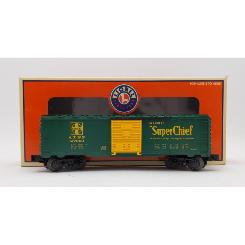 Lionel 6-36224 ATSF Super Chief Box Car #137960 EX/Box