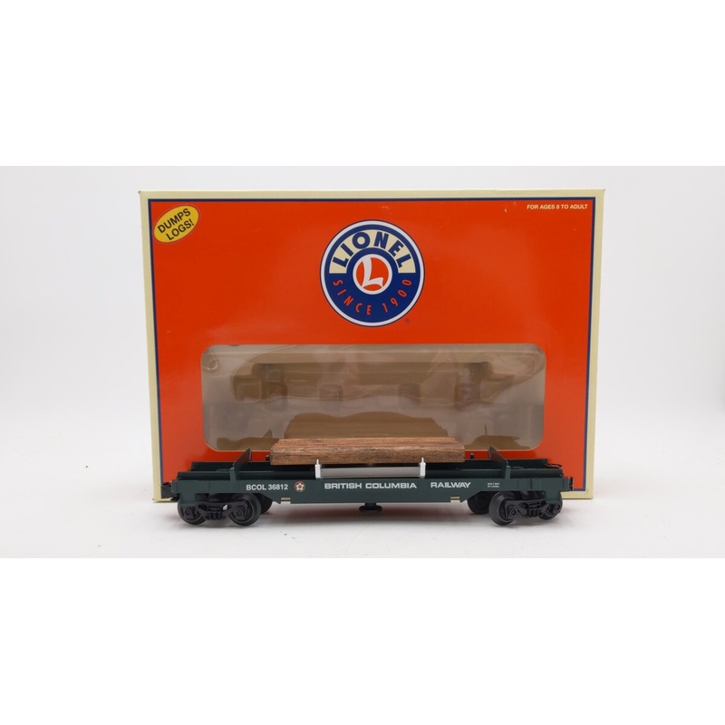 Lionel 6-36812 BC Operating Log Dump Car EX/Box