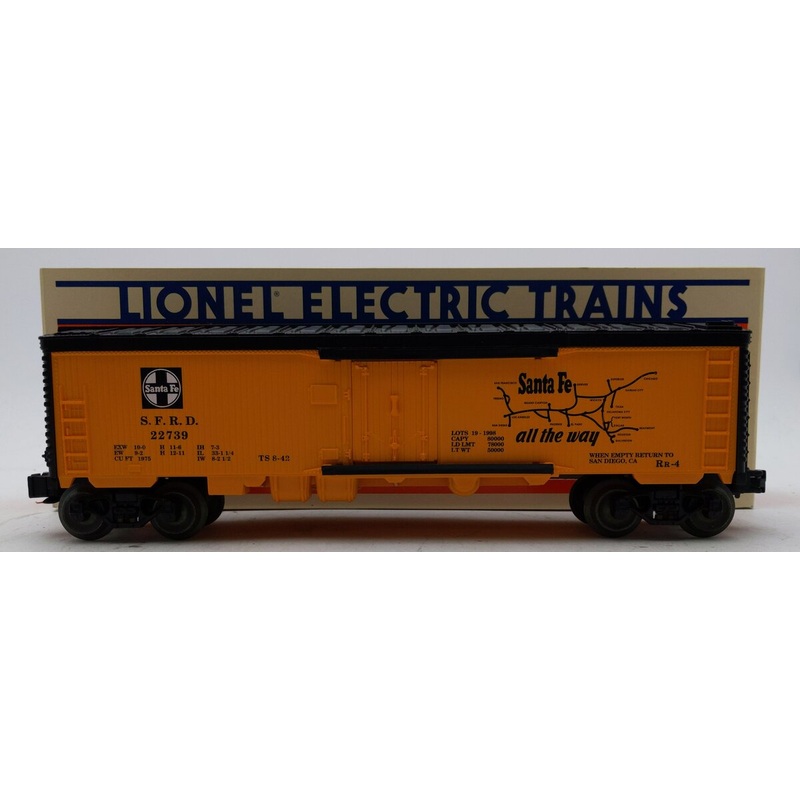 Lionel 6-52135 O Gauge LOTS 1998 ATSF Reefer #22739 LN/Box