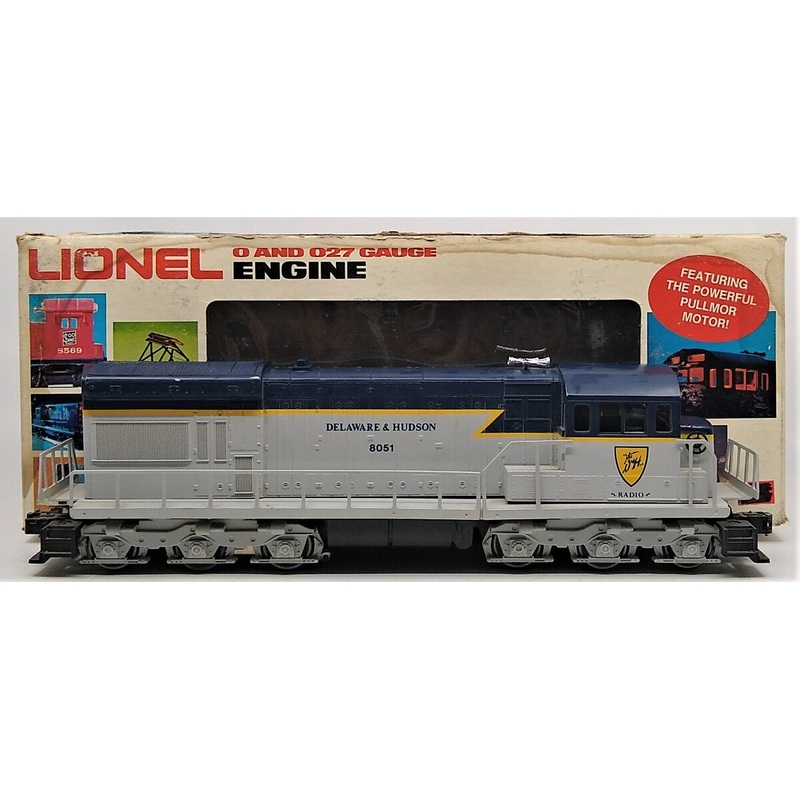 Lionel 6-8051 O Gauge Delaware & Hudson U36C Dummy Diesel Locomotive VG/Box