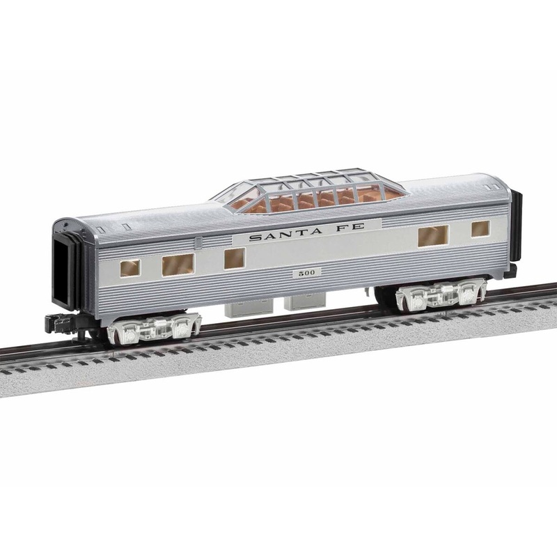 Lionel 6-84725 O Santa Fe Add-On Vista Dome Car #500 LN/Box