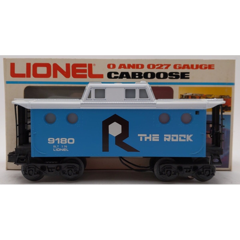 Lionel 6-9180 O Rock Island N5C Lighted Caboose EX/Box