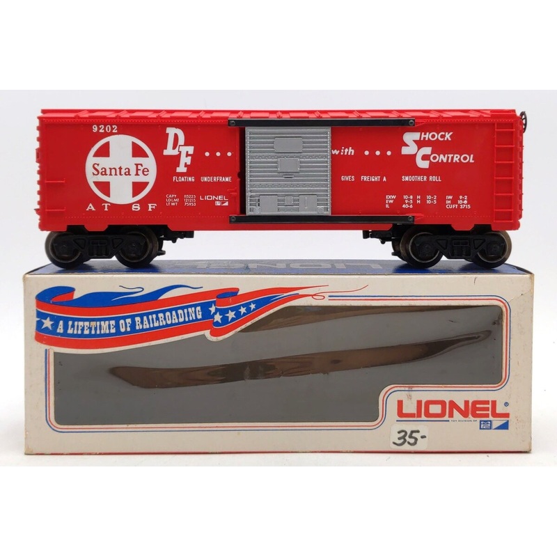Lionel 6-9202 O Santa Fe Boxcar LN/Box
