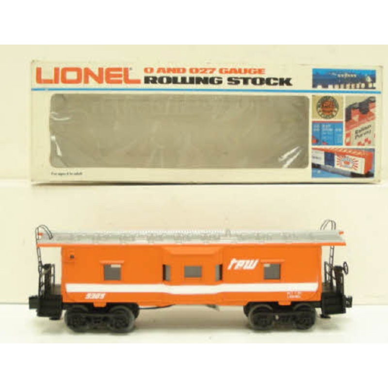 Lionel 6-9309 O Gauge TP & W Bay Window Lighted Caboose LN/Box