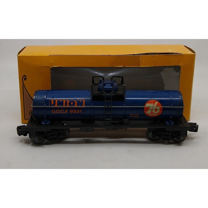 Lionel 6-9331 O Gauge Union 76 Single Dome Tank Car LN/Box