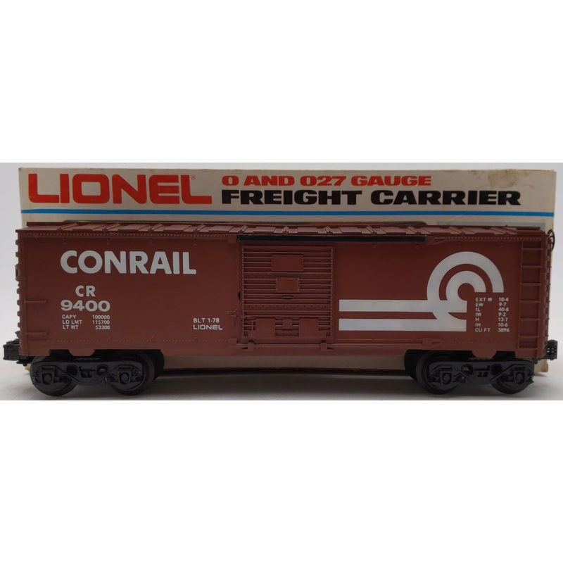 Lionel 6-9400 O Gauge Conrail Boxcar #9400 EX/Box