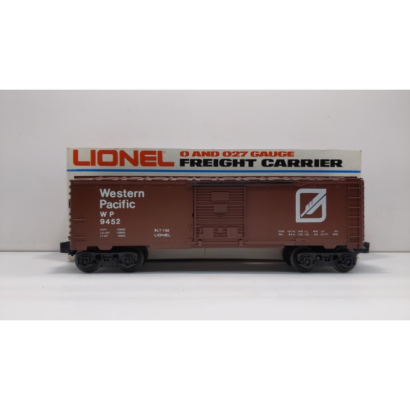 Lionel 6-9452 O Gauge Western Pacific Boxcar #9452 LN/Box