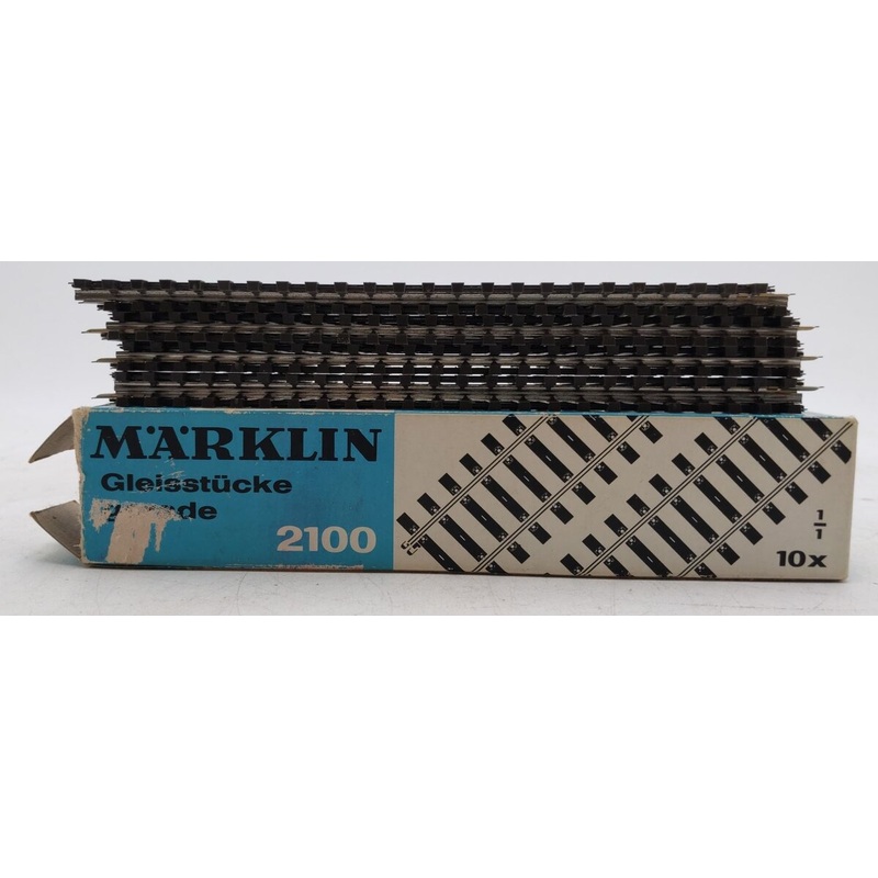 Marklin 2100 Straight Track (Box of 8) VG/Box