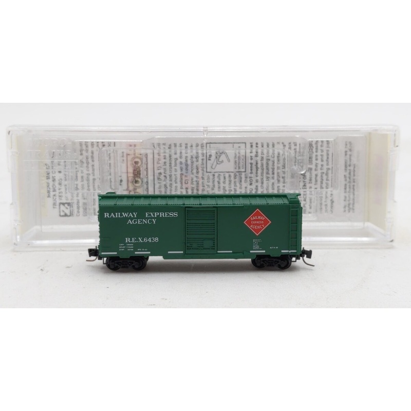 Micro-Trains 50000982 Z Railway Express Agency 40′ Boxcar #6438 EX/Box