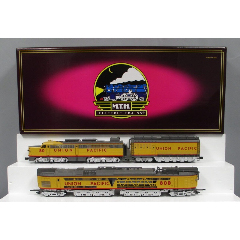 MTH 20-2214-1 O Gauge Union Pacific Coal Turbine Engine Set #80 w/ PS.1 EX/Box