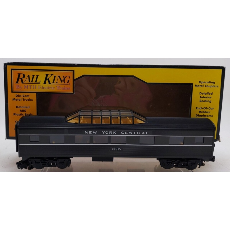 MTH 30-6082 New York Central Illuminated Baggage Car EX/Box