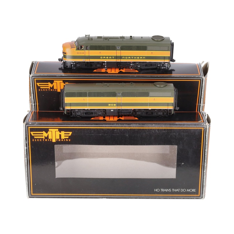MTH 80-2101-1 HO Scale Great Northern FA1 AB Diesel Set EX/Box