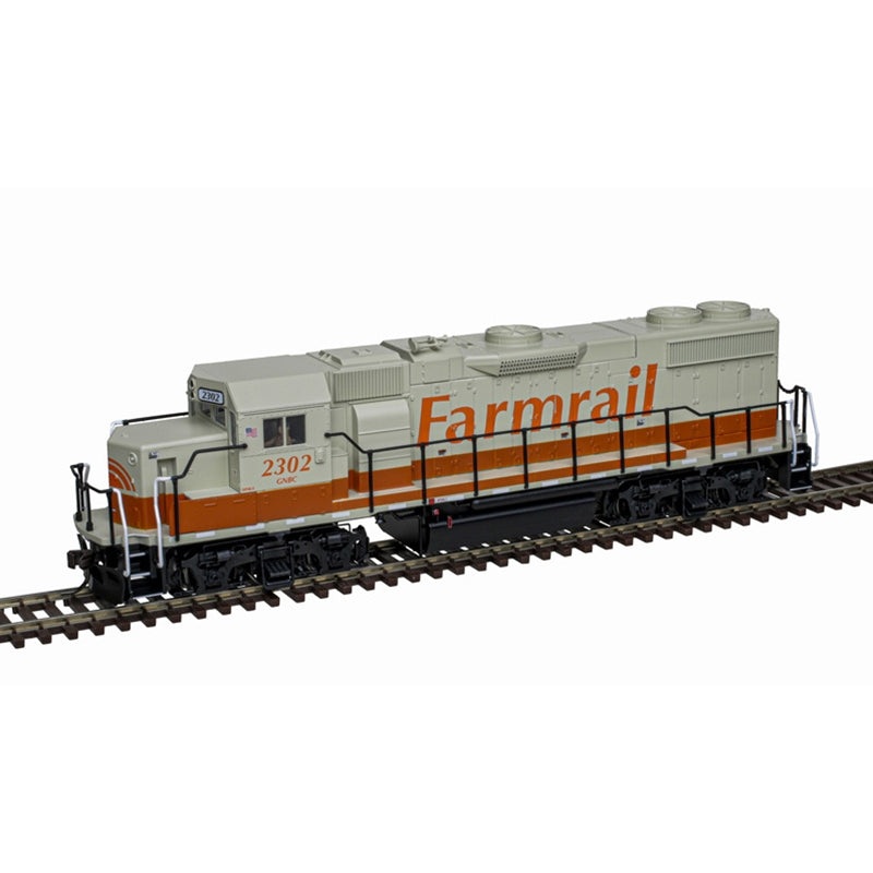 Atlas 10004576 HO FarmRail GP38-2 Diesel Locomotive with DCC & Sound #2302