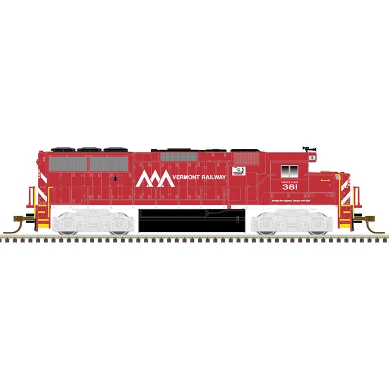 Atlas 40004931 N Vermont Railway GP60 Diesel Locomotive with DCC & Sound #381