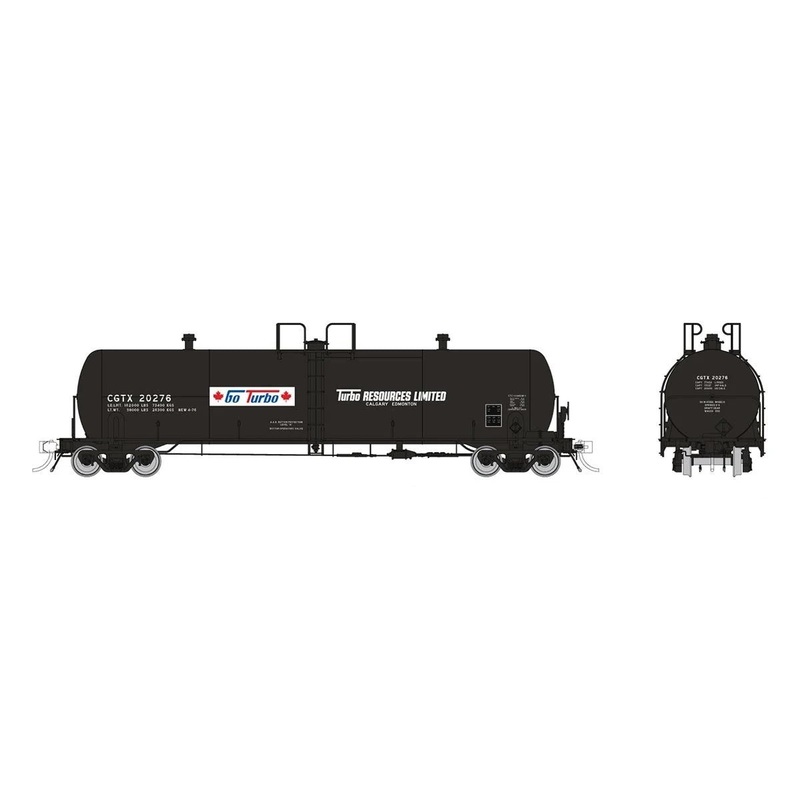 Rapido Trains 135021A HO Turbo Resources CGTX Procor 20K gal Tank Car