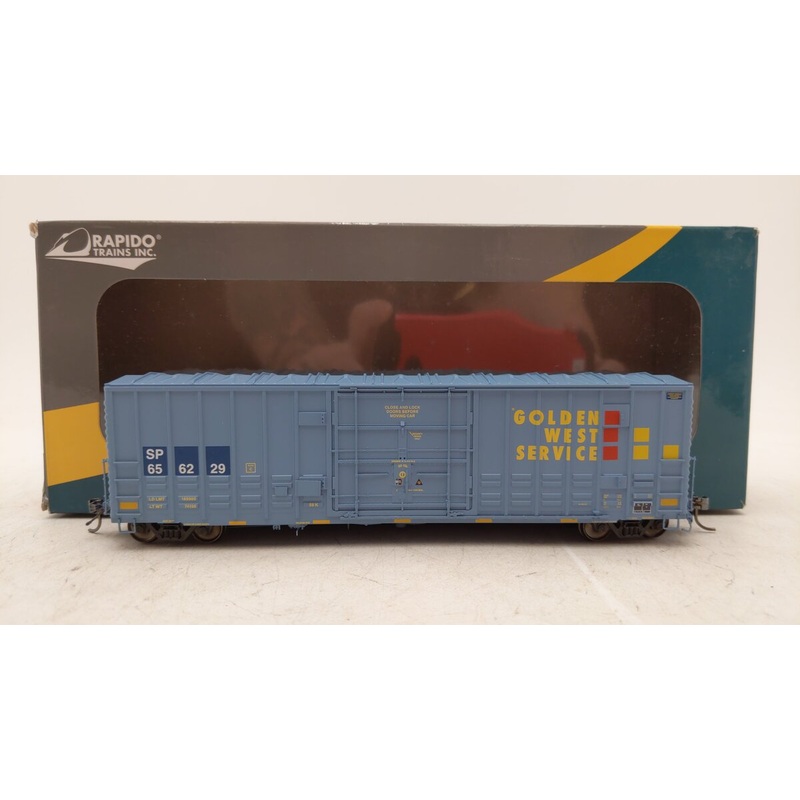 Rapido Trains 137005-3 Golden West SP Patched B100 Box Car #656229 EX/Box