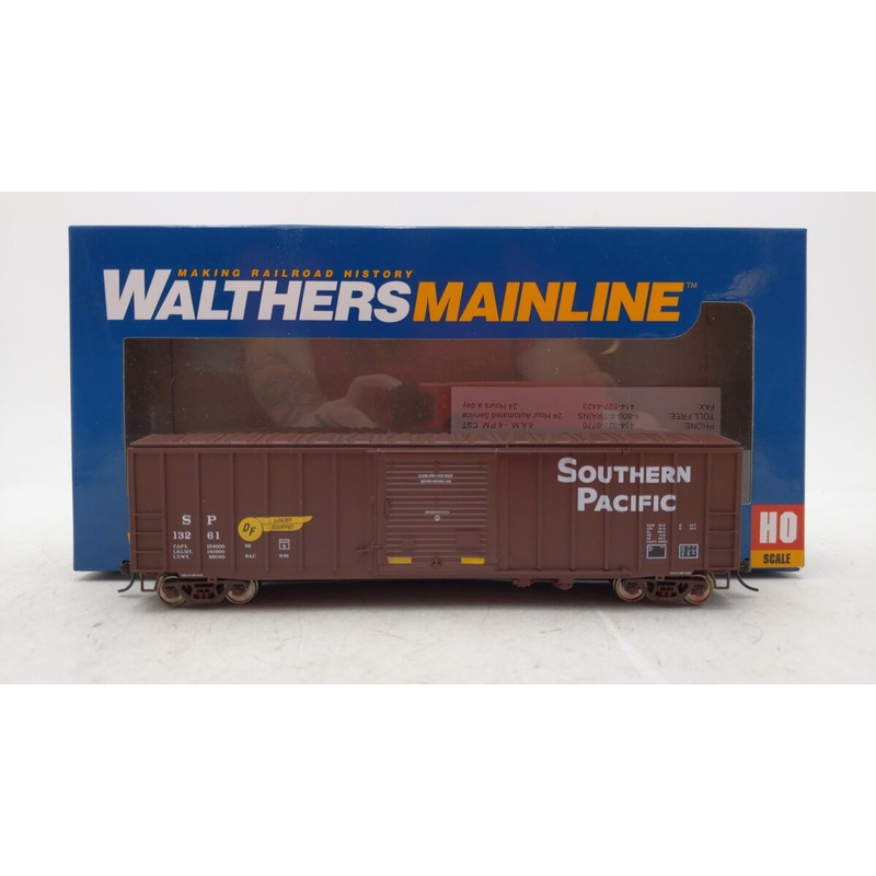 Walthers 910-2120 HO Southern Pacific 50′ Exterior Post Boxcar #13261 EX/Box