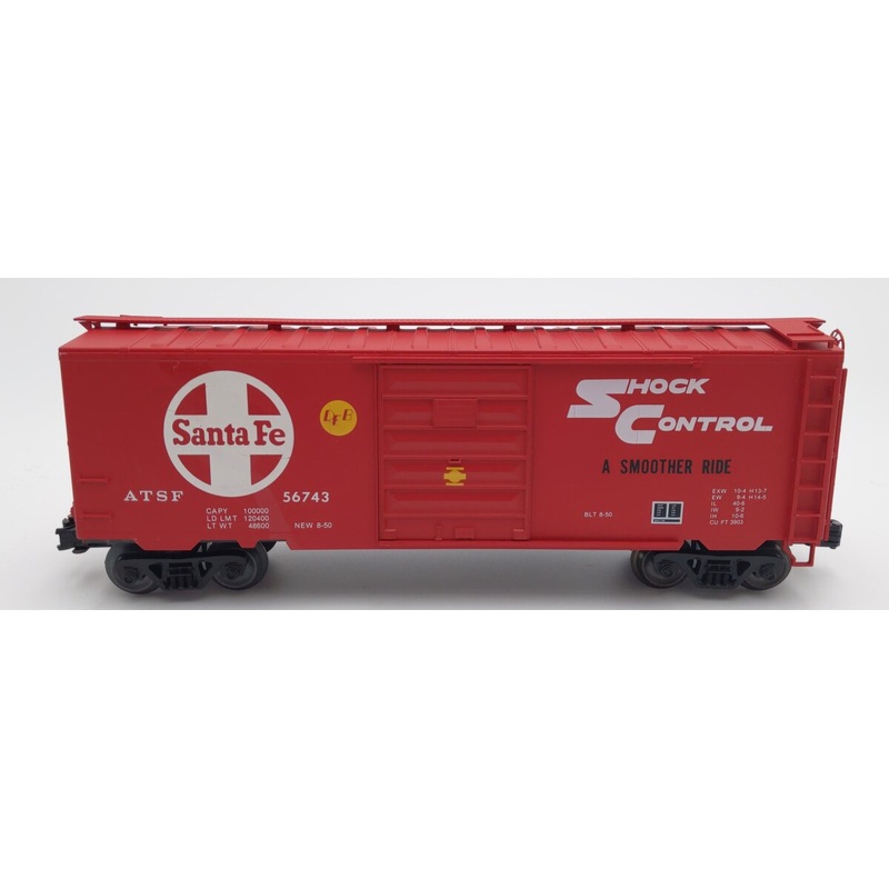 Weaver 3079 O Scale Santa Fe PS-1 40′ Boxcar #56743 – 3-Rail VG