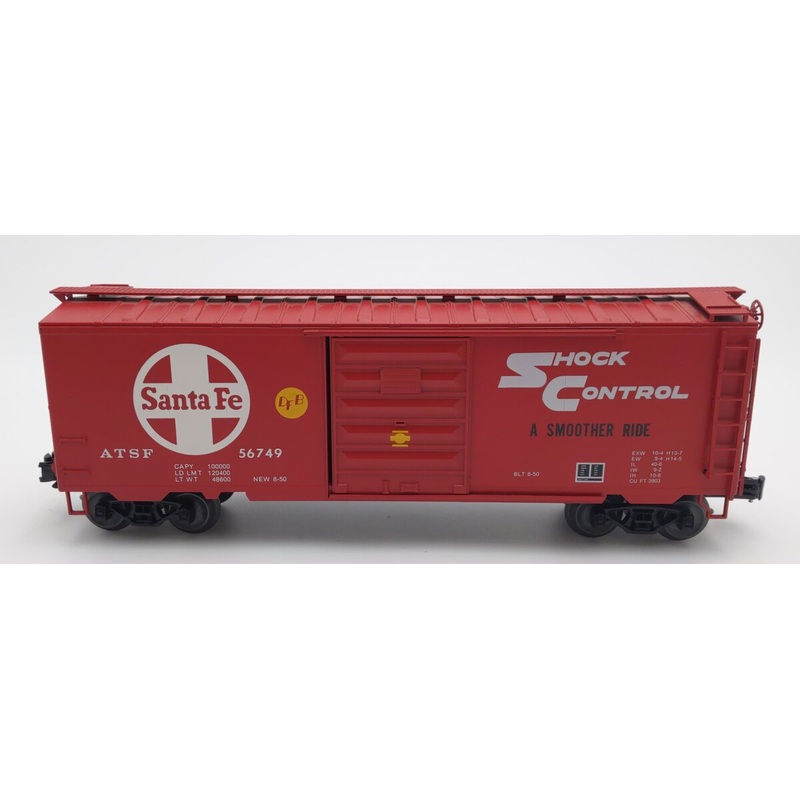 Weaver 56749 O Santa Fe Boxcar EX