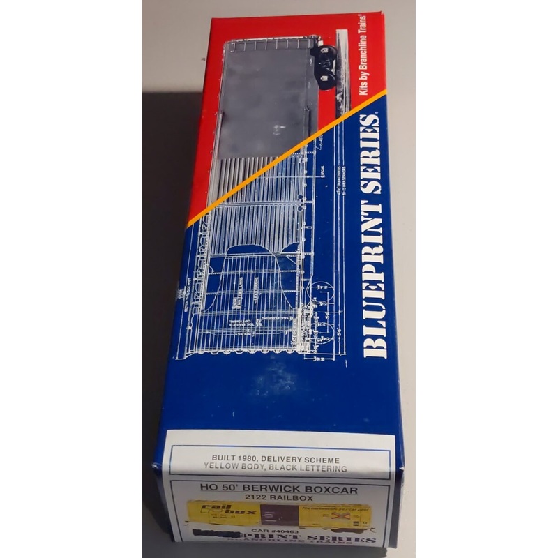 Branchline Trains 2122 HO Scale Railbox 50′ Berwick Boxcar Kit #40463