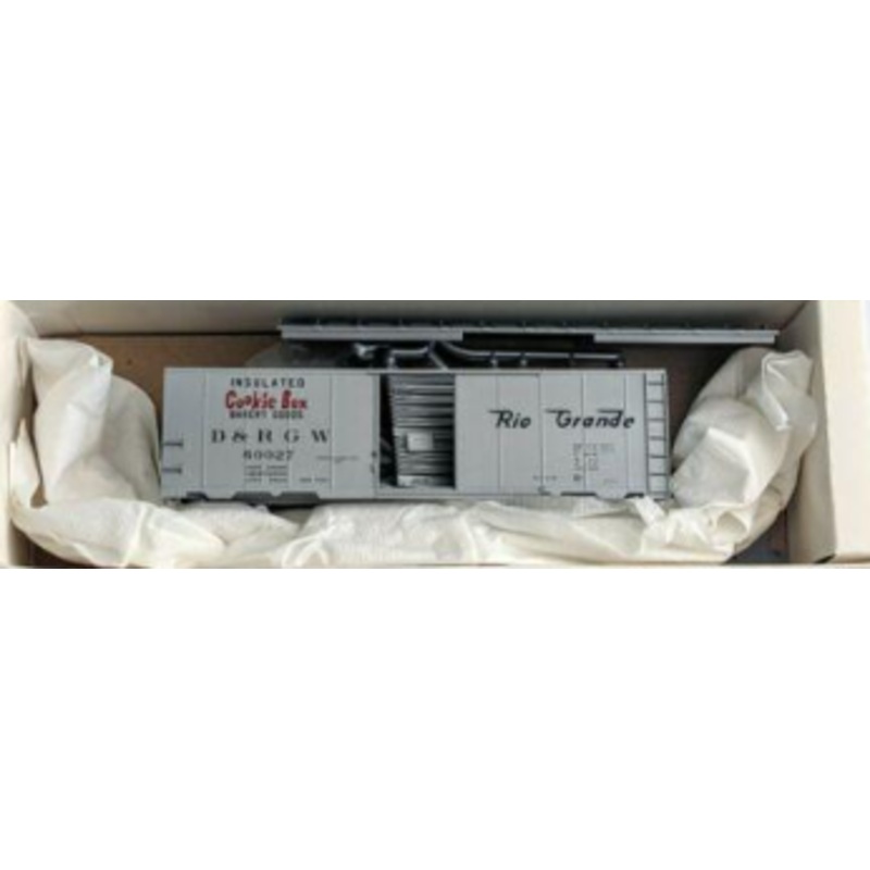 Branchline Trains 9028 HO Rio Grande Cookie Box AAR 40′ Boxcar #60024 Kit