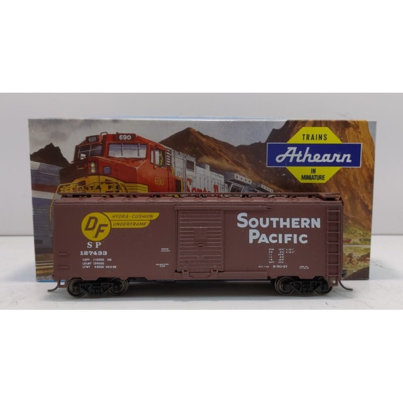Athearn 1205 HO Southern Pacific 40 Ft. Box Car # 127433 Kit