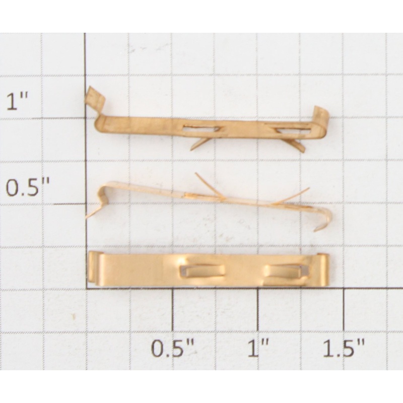 Athearn 84025 HO 1-3/8 Motor Bottom Ground Clip (Pack of 3)