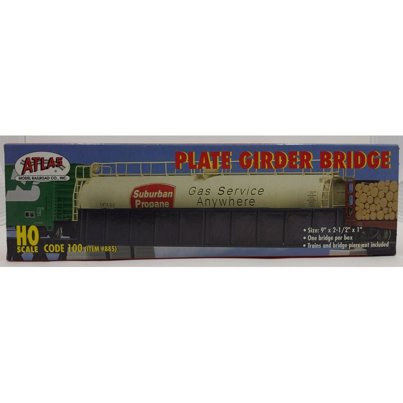 Atlas HO Scale Code 100 ~ Black Plate Girder Bridge