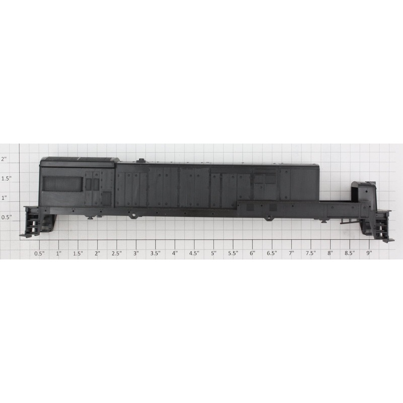 Athearn 35101 HO Scale Black U33C Diesel Body Shell